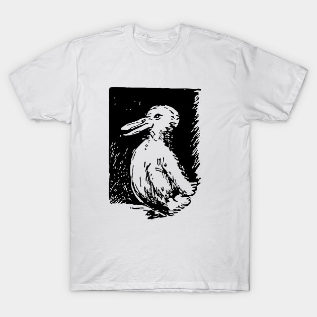 Optical Illusion - Rabbit Duck T-Shirt by A-team